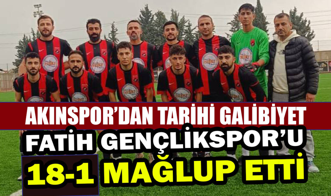 Süper Amatör Lig’de deplasmanda sahaya çıkan Besni Akınspor, Adıyaman Sümerevler