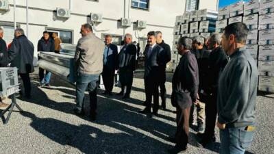 Besni ilçesinde 84 küçükbaş hayvan yetiştiricisine Tarım ve Orman Bakanlığı