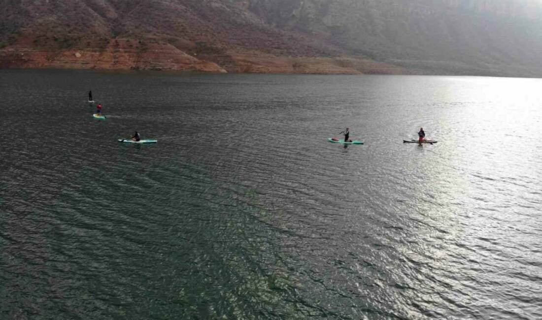 Siirt’te kano ve sup severler, Botan Vadisi Milli Parkı’nda doğanın