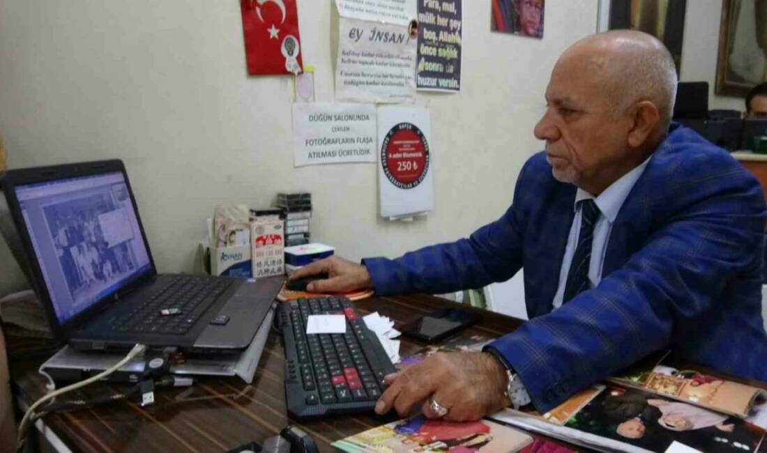 Gaziantep'te yaşayan 70 yaşındaki Recep Özkendirci, çocukluk hayali olan fotoğrafçılık