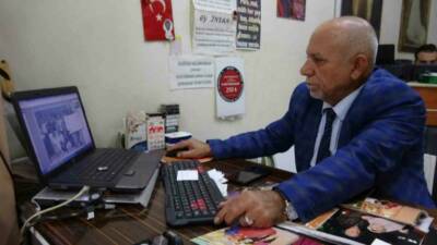 Gaziantep'te yaşayan 70 yaşındaki Recep Özkendirci, çocukluk hayali olan fotoğrafçılık