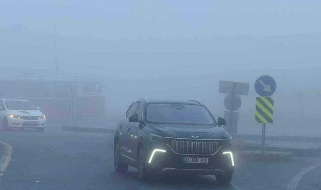 Diyarbakır'da sabah saatlerinde meydana gelen yoğun sis nedeniyle bazı uçuşlar