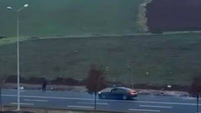 Diyarbakır'da bir sürücü, Kayapınar ilçesinde trafiği tehlikeye sokacak şekilde drift