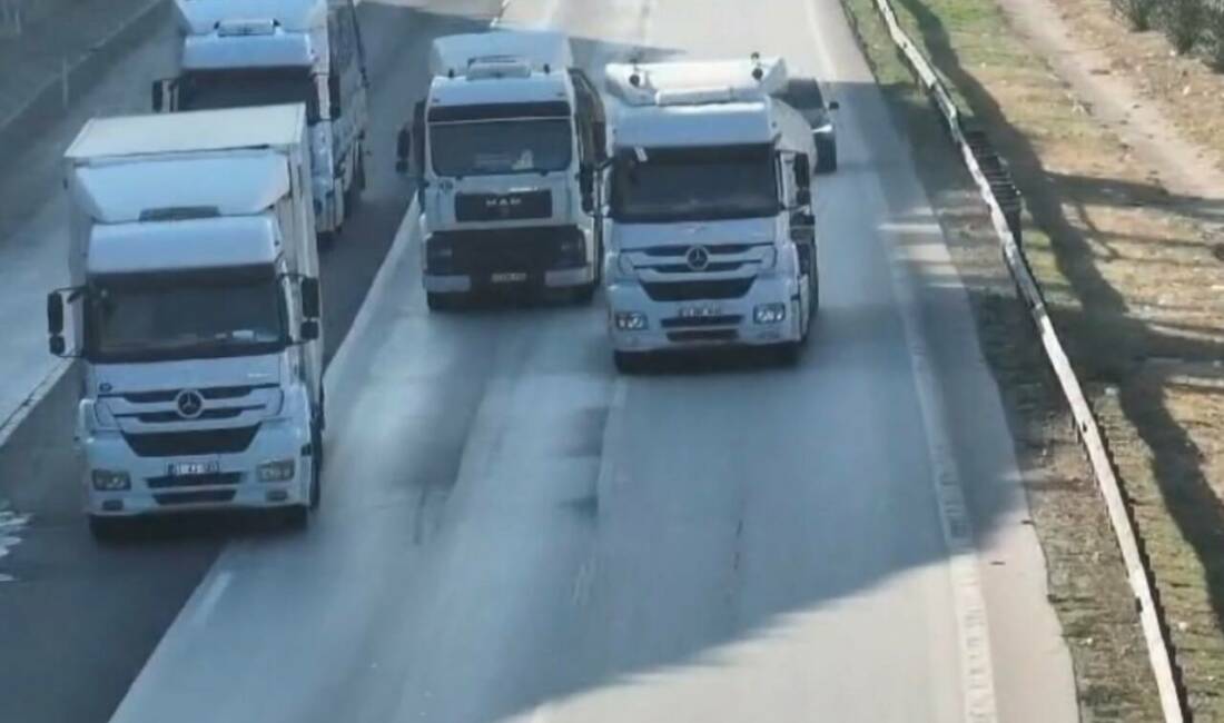 Gaziantep’te dron destekli trafik denetimlerinde 63 bin 725 araç sorgulandı,