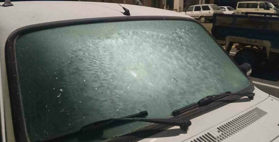 Adıyaman’ın Gölbaşı ilçesinde hava sıcaklıklarının mevsim normallerinin altına düşmesiyle birlikte