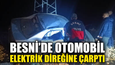 Adıyaman’ın Besni ilçesine bağlı Üçgöz (Sofraz) Köyü girişinde meydana gelen