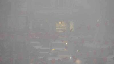 Kilis’te sabah saatlerinde etkili olan sis, kentte öğlene kadar görüş