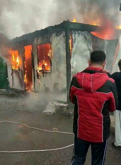 Konteyner alev alev yandı Adıyaman'ın Altınşehir Mahallesi'nde bir konteyner alev aldı ve kullanılamaz hale