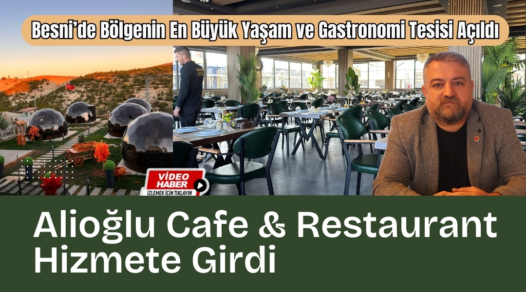 Besni’de uzun süredir ihtiyaç duyulan modern bir sosyal yaşam alanı,