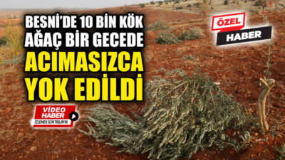 Besni'ye bağlı Akkuyu köyü ile Kesmetepe Belediyesi sınırlarının kesiştiği noktada