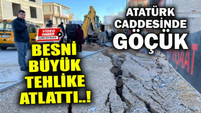 Besni ilçesi Dumlupınar Mahallesi Atatürk Caddesi üzerinde, yapımı devam eden