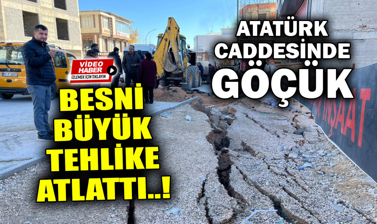 Besni ilçesi Dumlupınar Mahallesi Atatürk Caddesi üzerinde, yapımı devam eden