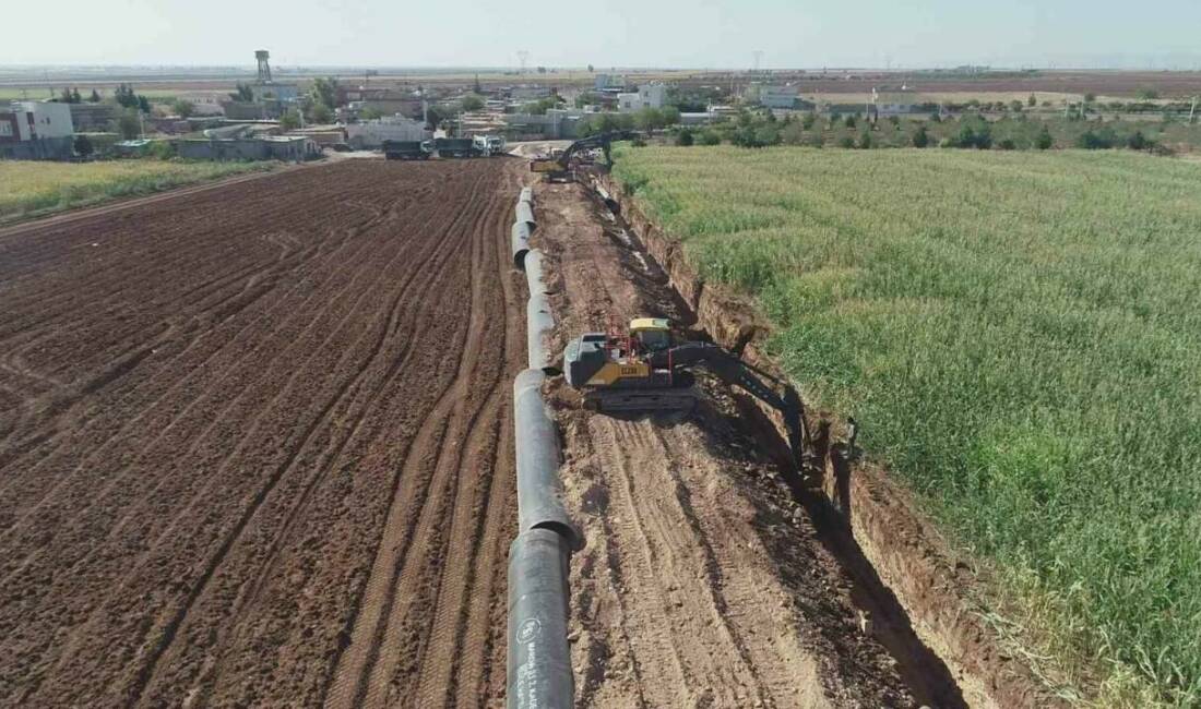 DSİ Genel Müdürlüğü, Mardin'de 2. kademe içme suyu isale hattı