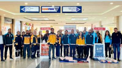 Mardin'in Kızıltepe ilçesinde Acil Sağlık Hizmetleri Haftası kapsamında etkinlik düzenlendi.