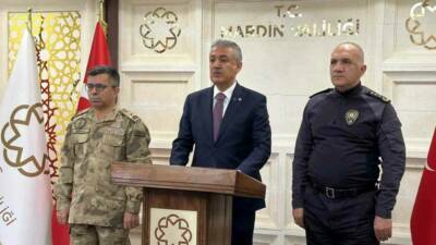 Mardin Valisi Tuncay Akkoyun, il genelinde Kasım ayında terör örgütlerine,