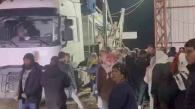 Mardin'in Derik ilçesinde bir mısır kurutma silosunun çökmesi sonucu bir