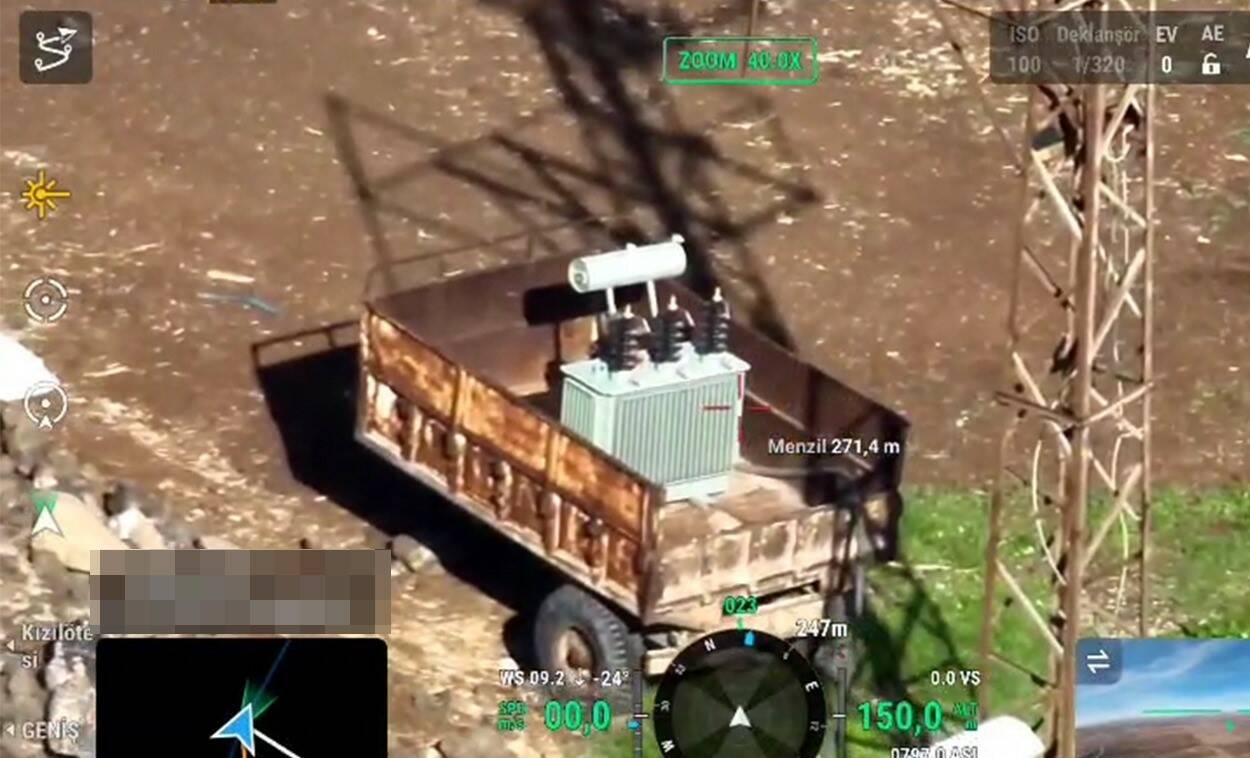 Dicle Elektrik, Mardin'in Derik ilçesinde yapay zeka destekli dronlar ile