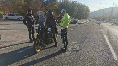 Mardin İl Emniyet Müdürlüğü tarafından motosikletlere yönelik geniş çaplı denetim