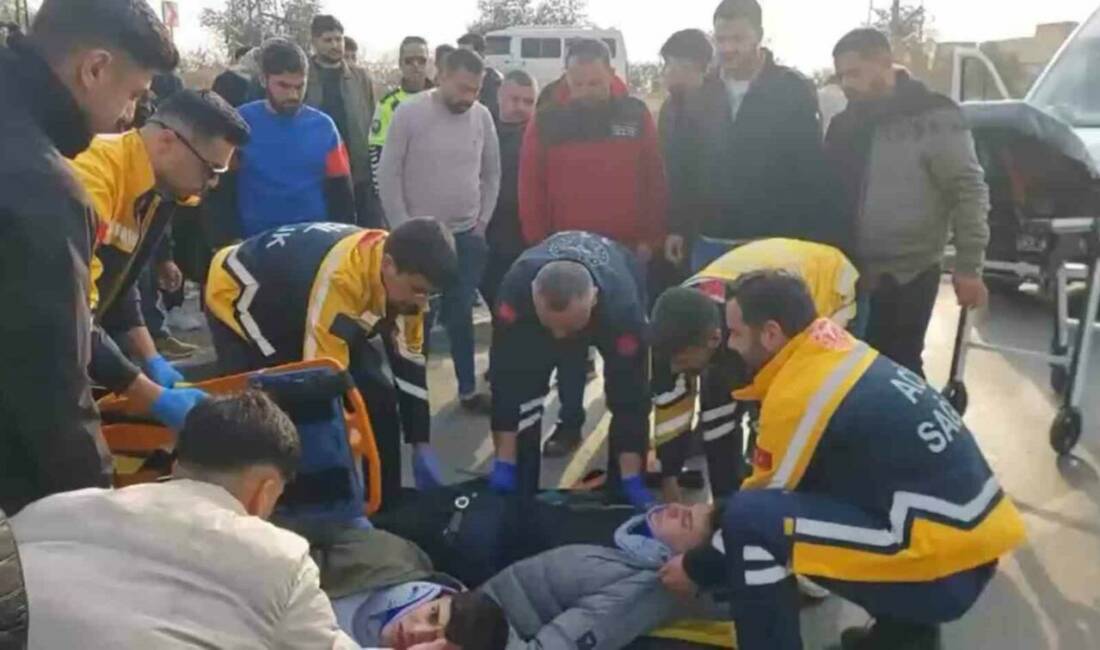 Gaziantep’te motosikletin otomobile arkadan çarpması sonucu meydana gelen kazada motosiklette