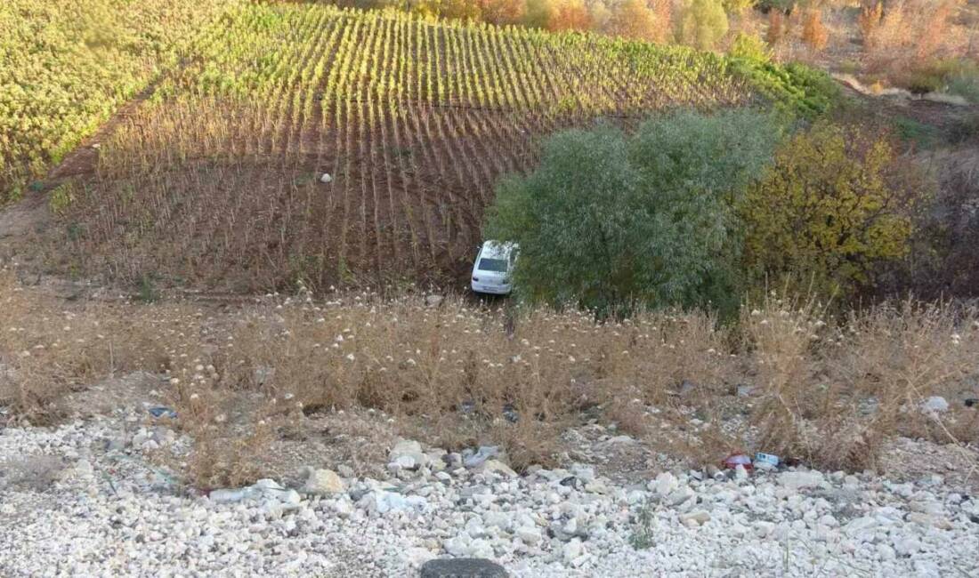 Adıyaman'da yaklaşık 30 metrelik şarampolden aşağı uçan otomobildeki 2 kişi,