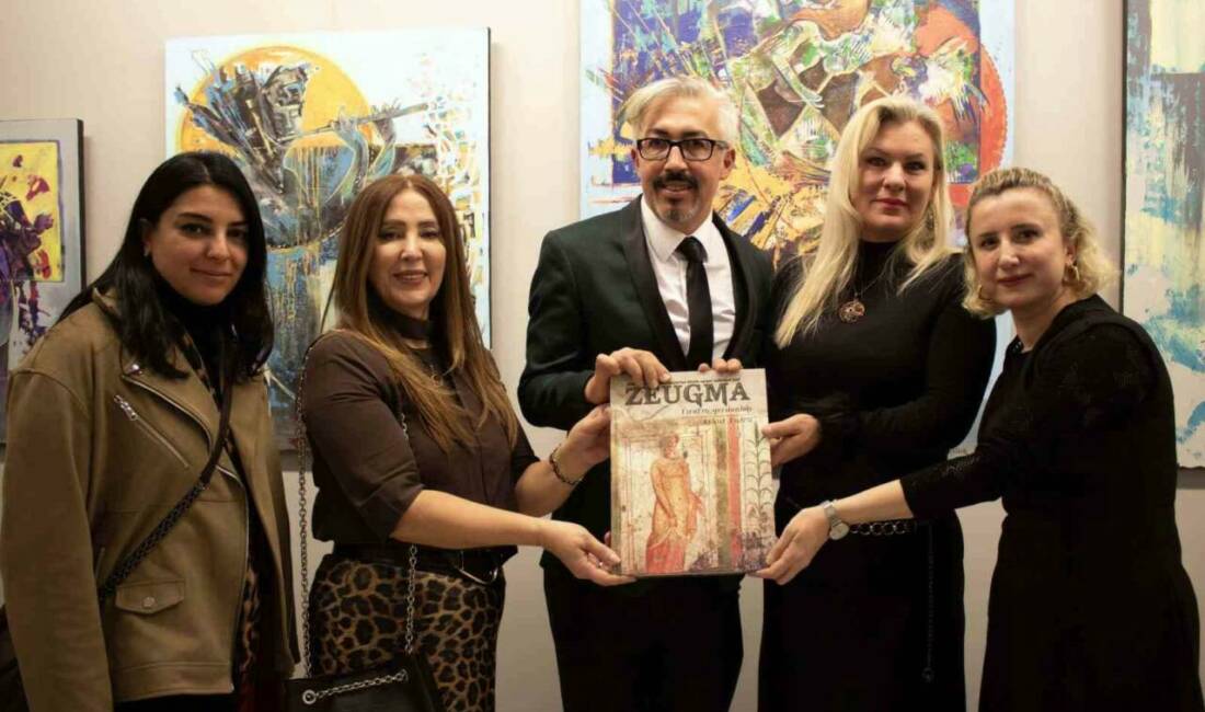 Ressam Atilla, SANKO Sanat Galerisi’nde sergi açtı Azmi Atilla, Anadolu'nun köklü tarihinden ilham alan eserlerini SANKO Sanat