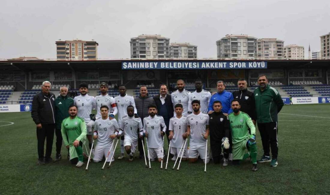 Şahinbey deplasmandan galibiyetle döndü 6-0 Şahinbey Ampute Futbol Takımı, Konya Ampute Futbol Spor Kulübü Takımı'nı
