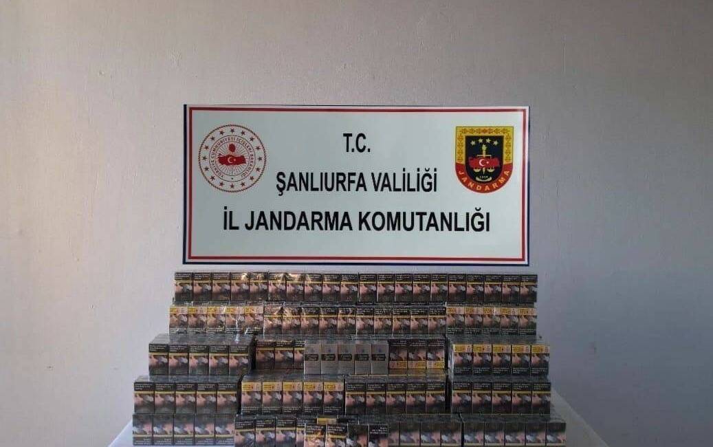 Şanlıurfa’da jandarma ekipleri tarafından yapılan operasyonla 6 bin 820 paket