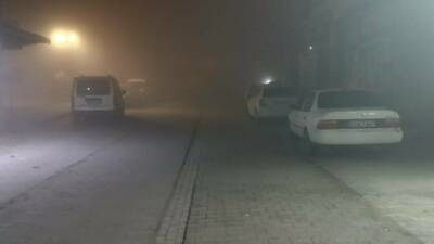 Şanlıurfa'da dün akşamdan itibaren kent genelinde etkili olan yoğun sis