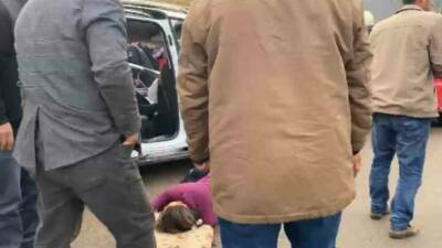 Suruç ilçesinde meydana gelen trafik kazasında, kamyonet ile hafif ticari