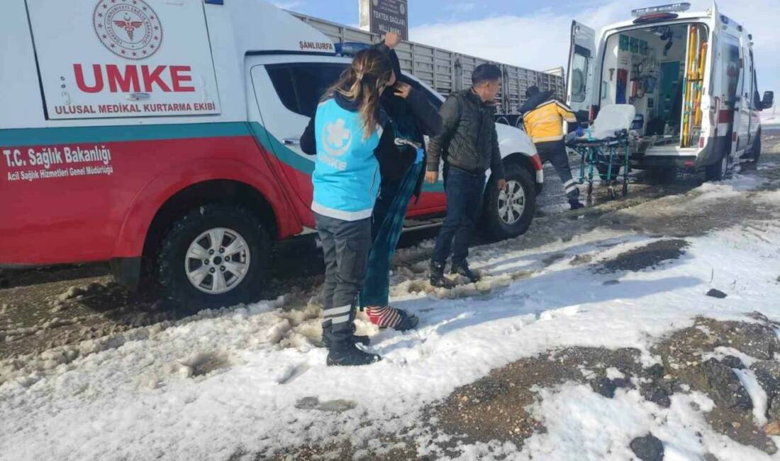 Şanlıurfa’da etkili olan yoğun kar yağışı hayatı olumsuz etkilerken, hastaneye
