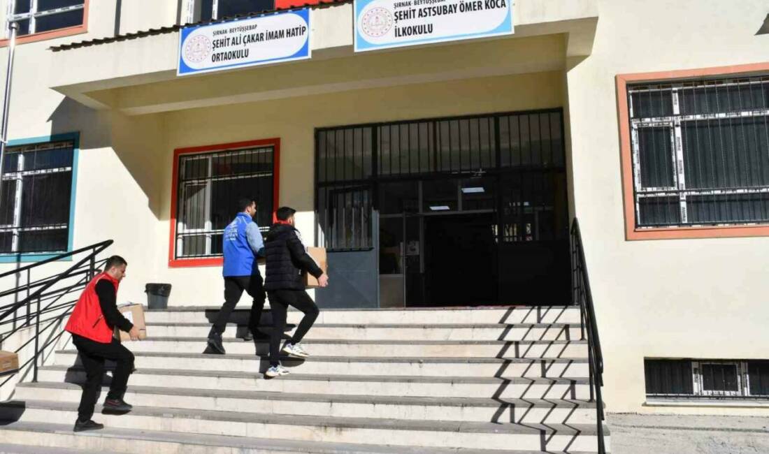 Beytüşşebap ilçesindeki Ayvalık ve Başaran köylerinde şehitler adına açılan kütüphanelere