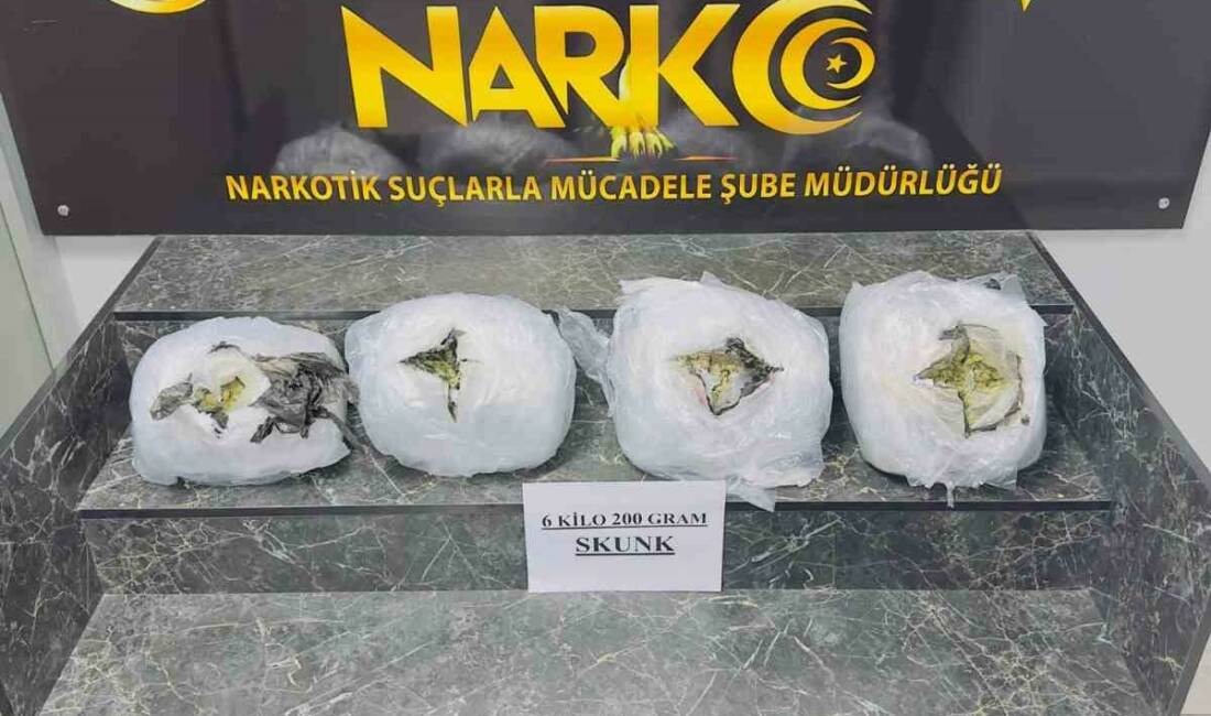 Şırnak İl Emniyet Müdürlüğü Narkotik Şube Müdürlüğü ekipleri tarafından yapılan