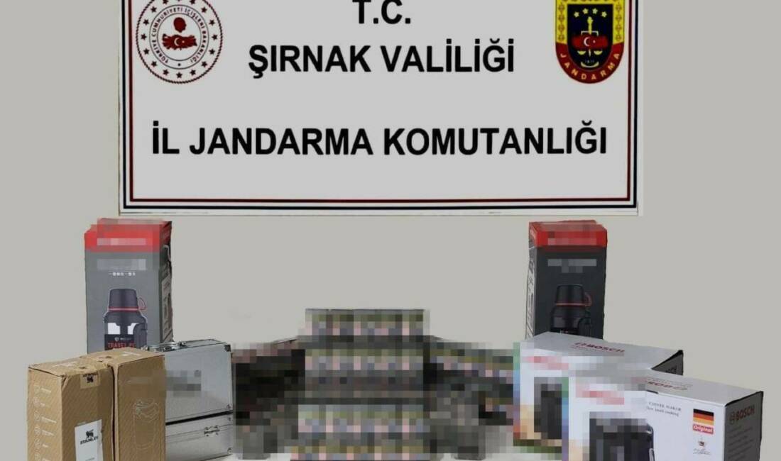 Şırnak İl Jandarma Komutanlığı tarafından kaçakçılık ve narkotik suçlarla mücadele
