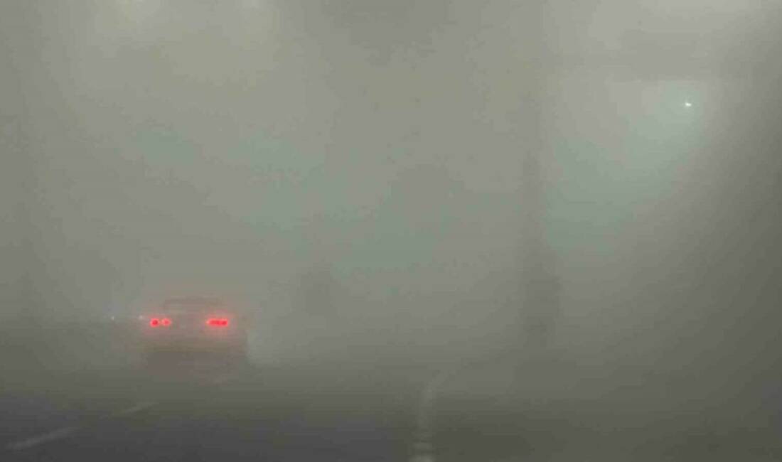 Adıyaman'da sabahın erken saatlerinde yoğun sis etkili oldu. Kent merkezi