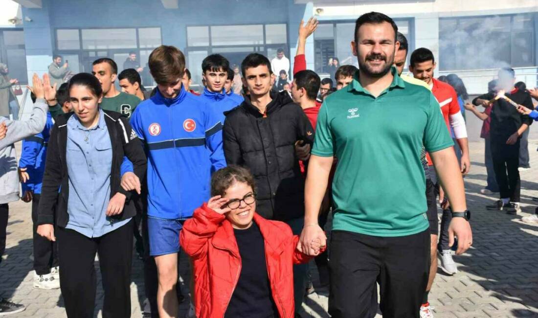 Şanlıurfa’nın Siverek ilçesinde Spor Lisesi öğrencileri, Siverek Özel Eğitim ve