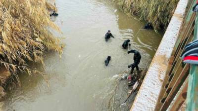 Şanlıurfa’nın Harran ilçesinde sulama tahliye kanalına düşen araçta kaybolan vatandaşı