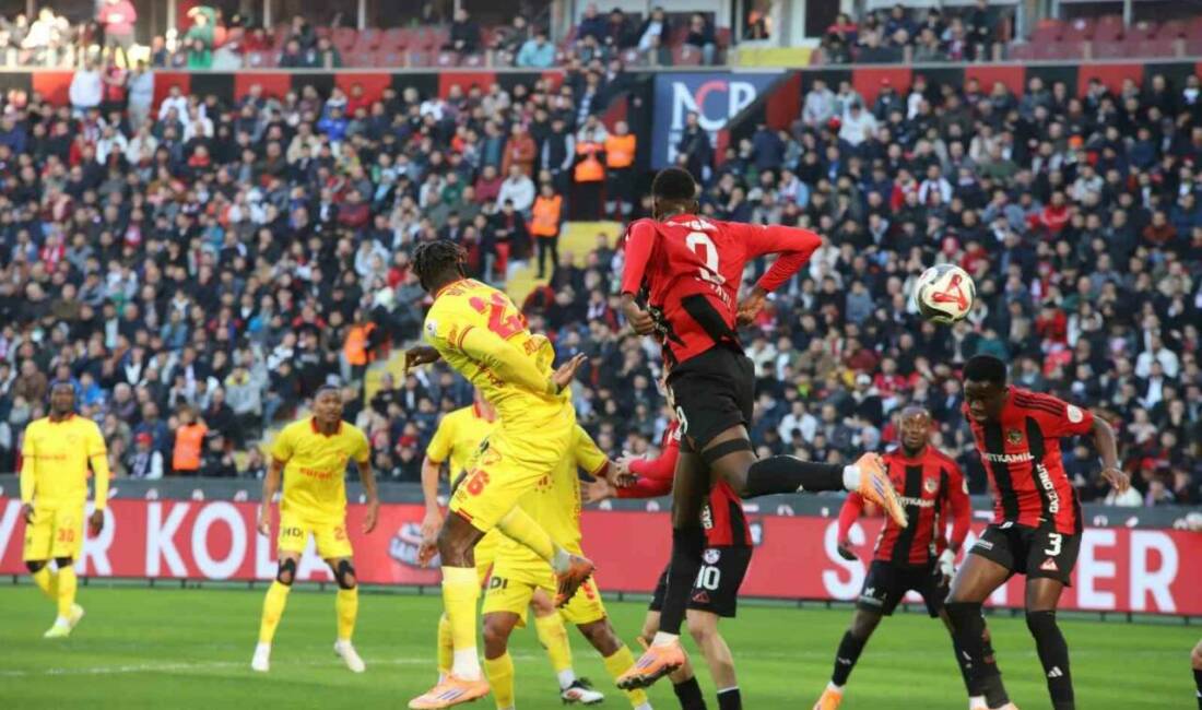 Gaziantep Futbol Kulübü, Trendyol Süper Lig'in 16. haftasında Göztepe'yi ağırladı.