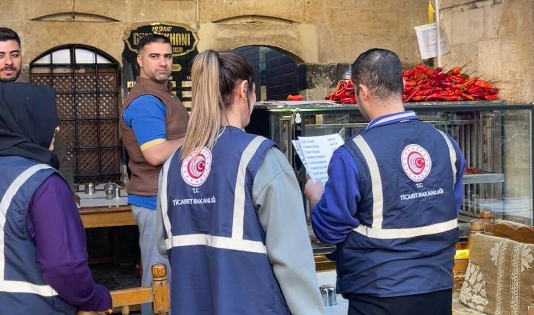 Şanlıurfa Ticaret İl Müdürlüğü, yaklaşan yılbaşı öncesinde artan tüketici hareketliliğini