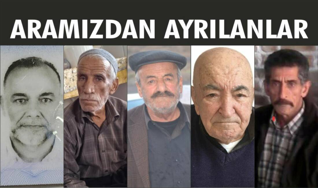 03-05.01.2026 Cumartesi, Pazar, Pazartesi gününe ait Besni’de Vefat Edenler köşesi.