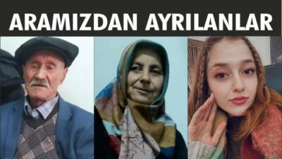 07-08.01.2026 Çarşamba, Perşembe gününe ait Besni’de Vefat Edenler köşesi.