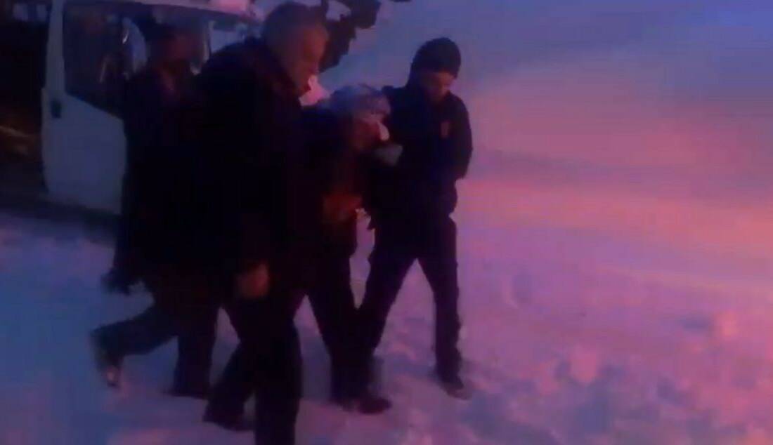 Siirt’in Şirvan ilçesinde rahatsızlanan 60 yaşındaki vatandaş, İl Özel İdaresi