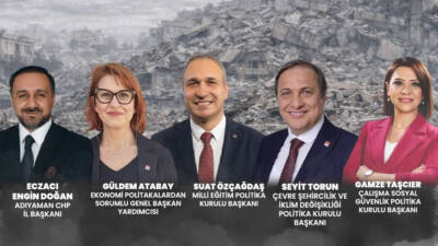 Cumhuriyet Halk Partisi (CHP) Adıyaman İl Başkanlığı, parti yöneticilerinin katılımıyla