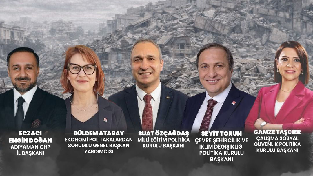 Cumhuriyet Halk Partisi (CHP) Adıyaman İl Başkanlığı, parti yöneticilerinin katılımıyla
