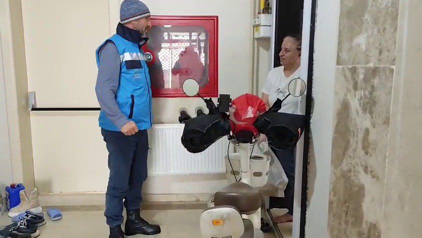 Adıyaman’da etkili olan yoğun kar yağışı ve soğuk hava dalgasıyla