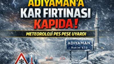 Adıyaman Valiliği, Meteoroloji Genel Müdürlüğü’nden alınan son değerlendirmelere dayanarak kuvvetli