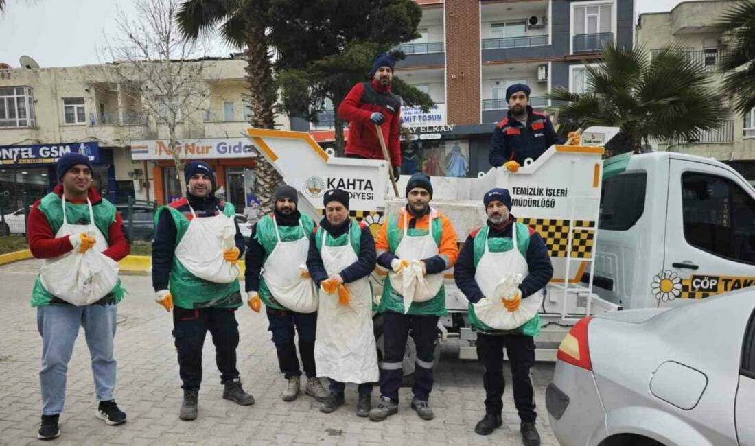 Kahta Belediyesi, ilçede beklenen kar yağışı nedeniyle tedbir aldı.