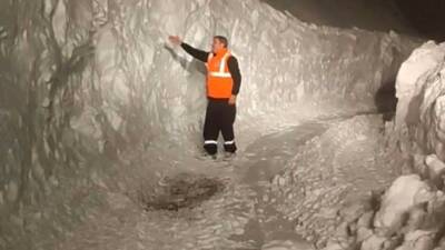 Son dönemlerin en çetin kış mevsiminin yaşandığı Diyarbakır’da, Çüngüş ilçesine