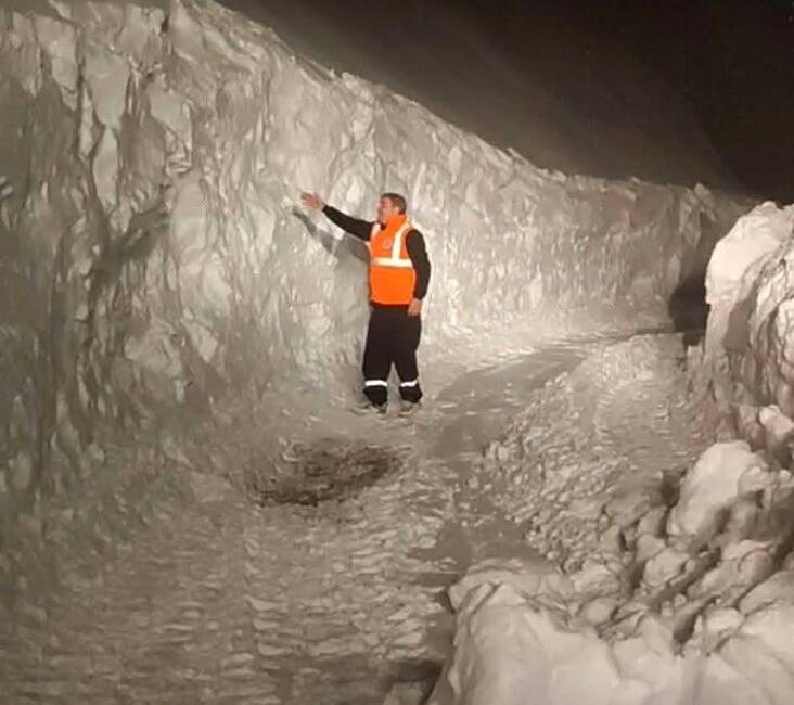 Son dönemlerin en çetin kış mevsiminin yaşandığı Diyarbakır’da, Çüngüş ilçesine