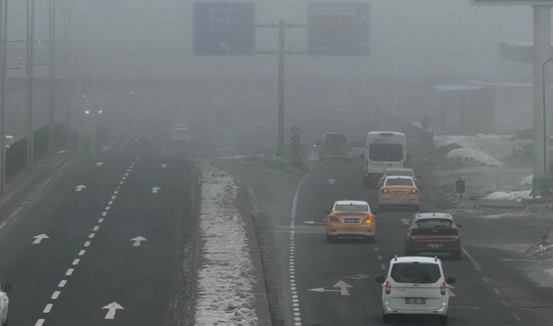Diyarbakır’da dün etkili olan yoğun sis bugün de devam etti.