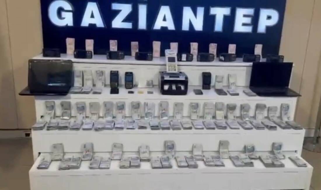 Gaziantep’te polis ekiplerince tefecilik suçuna yönelik yapılan operasyonda 22 şüpheli